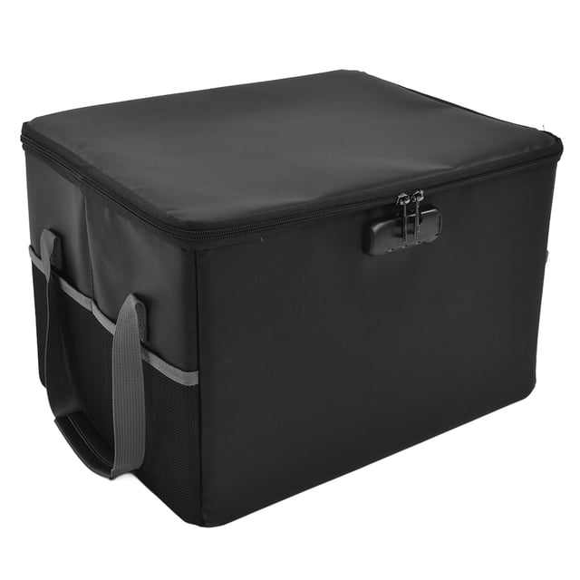 Organizador de almacenamiento de archivos, caja ignífuga para almacenamiento de archivos, organizador seguro para documentos, estuche para documentos ignífugo diseñado para profesionales