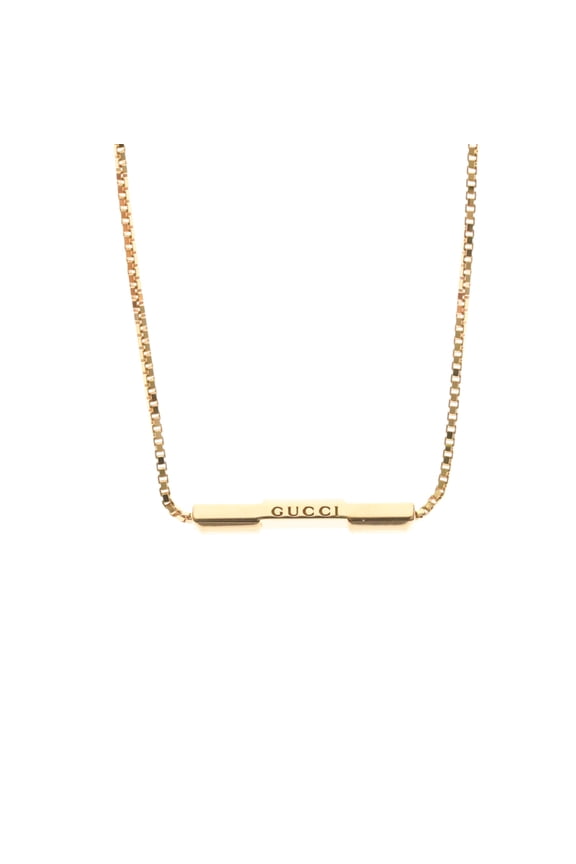 Pre-Owned Gucci Link To Love Necklace Pink Gold (18K) No Stone Men,Women Fashion Pendant...