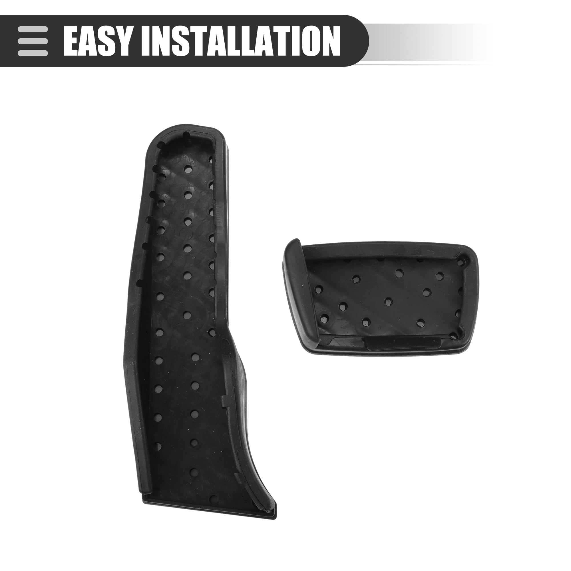 Unique Bargains Brake and Accelerator Pedal Covers for Chevrolet Camaro 2016-2023 Black