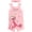 Elmo Pink, variant on Toddler Girls' Sleeveless Romper and Headband Set Elmo Pink