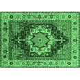 thumbnail image 1 of Ahgly Company Indoor Rectangle Persian Emerald Green Traditional Area Rugs, 2' x 4', 1 of 4