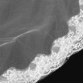 thumbnail image 4 of Wedding Lace Veil Single Layer Lace Bridal Veil 1 Tier Floral Bridal Veil with Floral Edge for Brides Wedding Party Headwear, 4 of 6