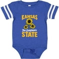 thumbnail image 3 of Inktastic Kansas the Sunflower State Boys or Girls Baby Bodysuit, 3 of 5