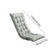 thumbnail image 3 of Cojines de asiento para uso doméstico: cojines de suelo de pana con mechones para tatami de sala de estar, cojines de felpa de 119 cm., 3 of 6