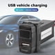 thumbnail image 4 of Para Cargador Coche USB Con Voltímetro LED Azul Enchufe Cargador 2.1A, 4 of 9