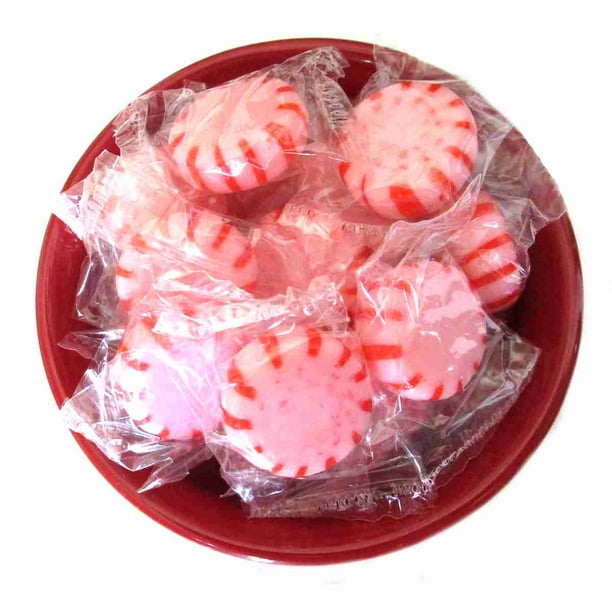 Cinnamon Starlight Mints Bulk Wrapped Hard Candy 2 lbs.