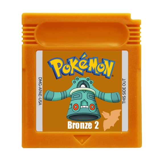 Video Games Cartridge Compatible for GB&GBC Handheld Console Pokemon Bronze 2