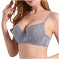 thumbnail image 2 of Byworldtasic Women's Plus Size Minimizer Bras Lace Underwire Push Up Everyday Floral Full Coverage Bralette, 2 of 6
