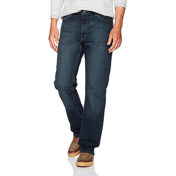 Wrangler Mens Jeans 42X29 5-Pocket Relaxed Straight Stretch