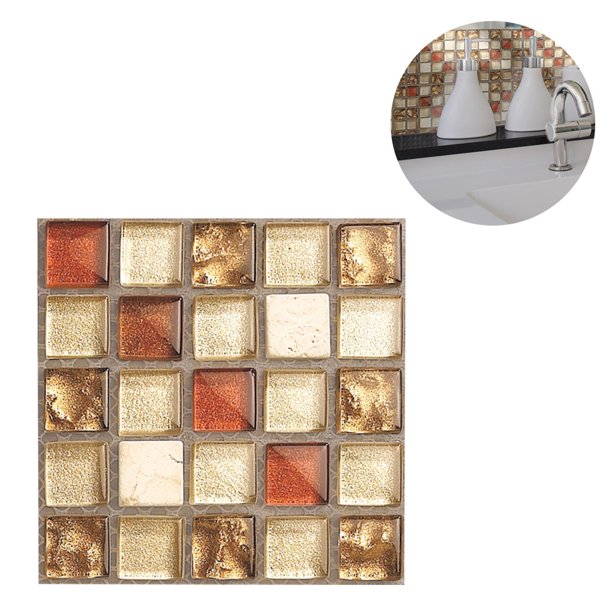 Cateissary Pegatinas de pared para estufa de cocina de 20 piezas, calcomanías removibles impermeables para baño DIY, decoración autoadhesiva para el Decoración del hogar MSK005 Cateissary HA001831-05