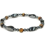Magnetic Bracelets Magnetic Simulated Tiger Eye And Hemae Therapy Bracelet Fashion Jewelry Women Men 8