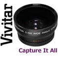 thumbnail image 5 of 2-Pc HD Telephoto & Wide Angle Lens For Canon Vixia HF R72 R700 R70 R600 R62 R60, 5 of 7