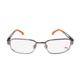 thumbnail image 3 of NEW PUMA 15417 MENS/WOMENS DESIGNER FULL-RIM ROSE BROWN / ORANGE COLOR COMBINATION COLLECTIBLE HIP FRAME DEMO LENSES 48-17-135 FLEXIBLE HINGES EYEGLASSES/EYEWEAR, 3 of 9