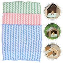 OATIPHO 6Pcs Hamster Fleece Blanket Pet Cage Liner Washable Bedding Mats Assorted Color