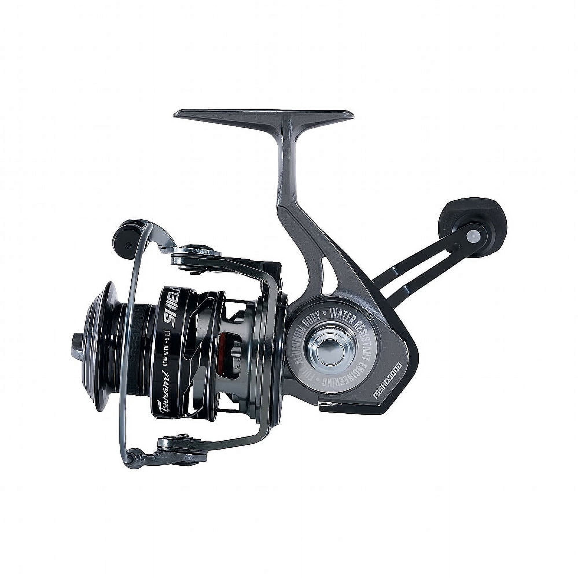 tsunami carbon shield reel II + Shield III Combo and braid Tsunami Shield II Spinning Reel