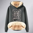 thumbnail image 3 of It's All Fun And Games Until Santa Checks The Naughty List Hoodies for Women Heavyweight Christmas Hooded Sweatshirt, 3 of 5
