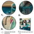 thumbnail image 3 of Designart Funny Dog In The Bath Canvas Wall Art, 3 of 5