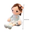 thumbnail image 2 of sweethay Reemplazo de muñeca para niñas, relleno de algodón PP inodoro, encaje decorativo, juguete de peluche colorido para dormir, regalo de Animales de peluche y juguetes de peluche Verde 40cm, 2 of 6
