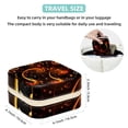 thumbnail image 5 of Note Travel Portable Square Jewelry Display Case: Storage Solution for Rings, Earrings, Necklaces, Bracelets, and More! Ideal for Girls and Women: Jewelry Stand, Display, and Box in One, 5 of 6
