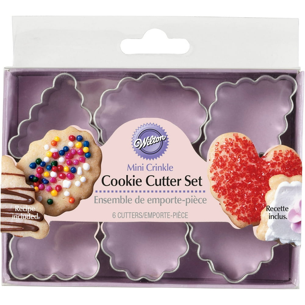 Wilton Mini Metal Cookie Cutter Set, Geometric Crinkle 6 ct. 23081205