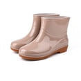thumbnail image 4 of NexTorq Unisex Rain Boots Ankle Rainshoes Durable Rubber Sole Footwear Waterproof Mud Shoes Men Womens Non Slip Heavy Duty Wear Resistant Work Slip on Muck Wellies Outerwear for Rainy Days, 4 of 5