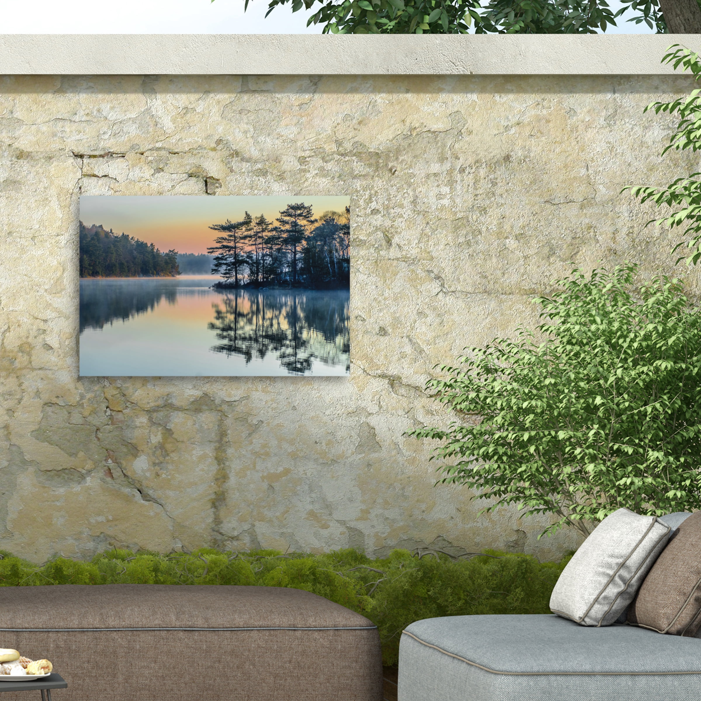 Benny Pettersson 'Before People Wake' Outdoor Canvas