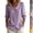 33# Purple, variant on Women's Retro Peter Pan Collar Striped Cotton Linen Shirt, Womens Cotton Rayon Plus Tops Button Down Collar Blouse Yellow XL