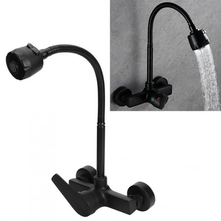 

LHCER G 1/2 Thread Hot Cold Mixing Faucet 360 Degree Rotation Retractable Water Tap for Bathtub