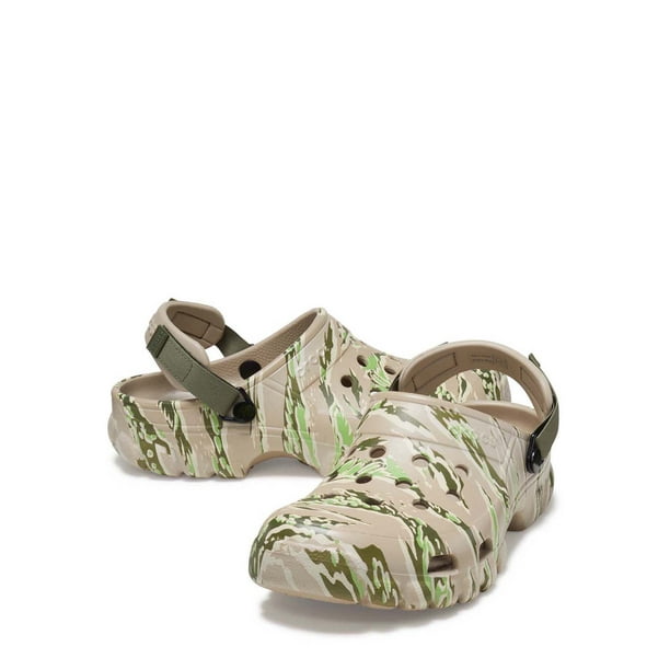 Crocs Beige Sculpted Slip-On Sandals with Camouflage Strap Crocs Clogs Sandals Women main image 2