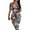Navy womens dresses, variant on Wycnly Womens Dresses Night Party Club Sexy Basic Bodycon Tank Knee-Length Dresses Casual Floral Print Scoop Neck Sleeveless Midi Summer Dress White l Under $5