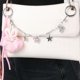 thumbnail image 2 of Car Key Chains Braided Rope Keychain Heart Keyring Bag Charm Plush Pompoms Backpack Pendant Bows Keyholders Bag Pendant Multicolor, 2 of 4