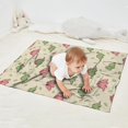thumbnail image 2 of Green and Pink Dinosaur Pattern Blanket,Comfortable Soft Flannel Throw Blanket,All Season,Warm Lightweight Blankets for Sofa Bed Couch Living Room Chair,30"x40", 2 of 4