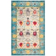 thumbnail image 2 of SAFAVIEH Cedar Brook Bruce Southwestern Area Rug, Blue/Light Grey, 5' x 8', 2 of 6