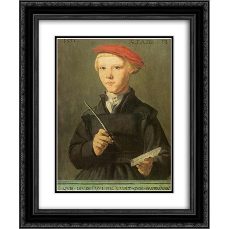 UPC 663387356322 product image for Maerten van Heemskerck 2x Matted 20x24 Black Ornate Framed Art Print 'Portrait o | upcitemdb.com