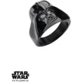 thumbnail image 2 of Star Wars SWDV3DFR01-13 3D Darth Vader Stainless Steel Ring - IP Black - 13 in., 2 of 4