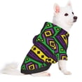 thumbnail image 2 of Fotbe Carnival Mardi Gras Sudadera con Estampado para Perros Pequeños – Suéter con Capucha para Mascotas, Tela Suave de Forro Polar con Bolsillo-X-Small, 2 of 7