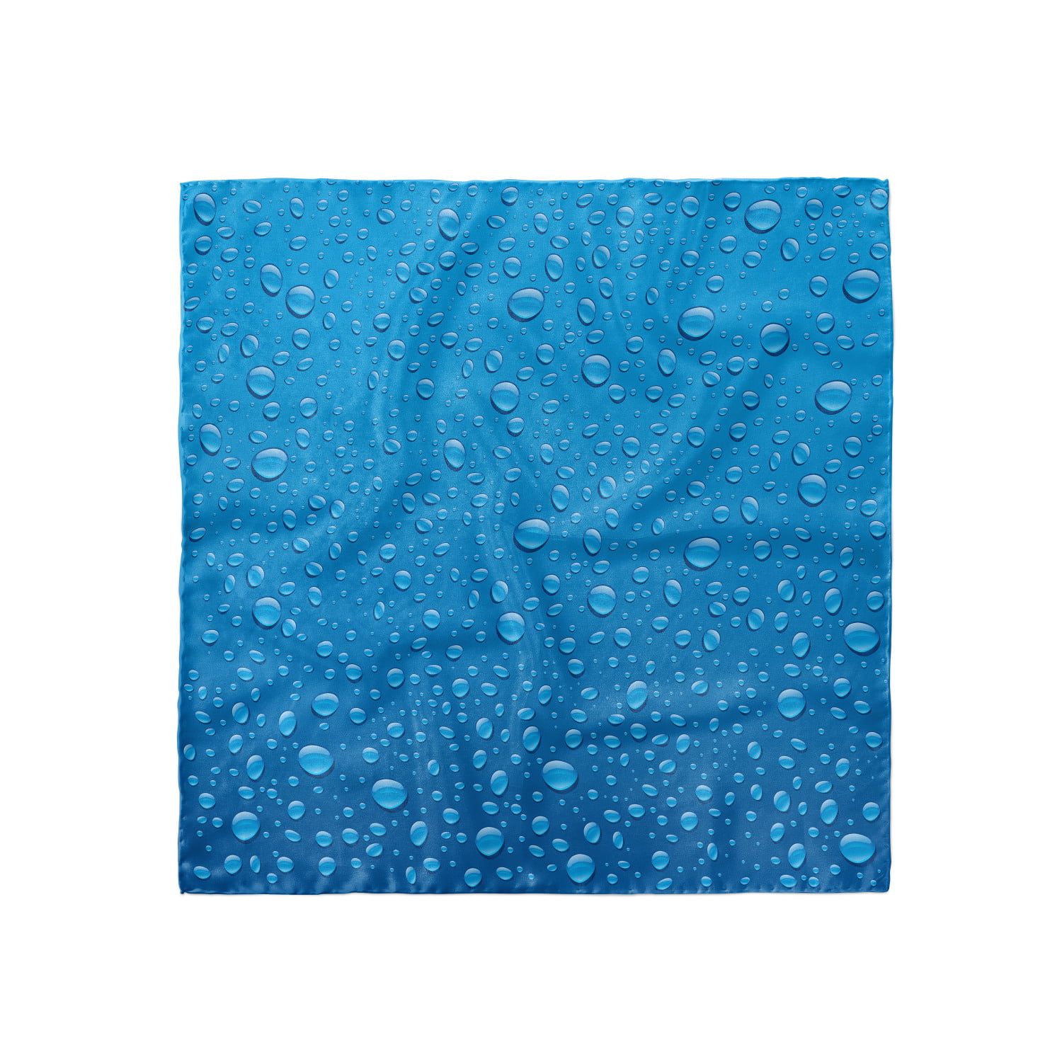 Ambesonne Teal Hairscarf Colorful Water Droplets Head Wrap