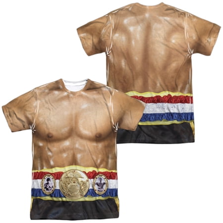 Rocky Costume Unisex Adult Sublimated Costume T Shirt (Front/Back) X-Large Multicolor