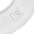 thumbnail image 3 of 2PCS 2.52inch White Pipe Cover Plates Round Escutcheon Plate Shower Faucet Decorative Cover for Swimming Pool Ladder Cover Plate Heating Pipes Water Pipe etc, 3 of 4