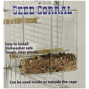 Bonka Bird Toys Seed No Mess Bird Feeder Cage Accessory Seed Treat Enclosure Pet