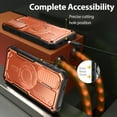 thumbnail image 3 of FITO For Samsung Galaxy S24 Case, Phone Case with Screen Protector and Kickstand (Orange), 3 of 7