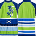 thumbnail image 4 of iXtreme Boys Rash Guard Set - 2 Piece UPF50+ Quick Dry Short Sleeve Swim Shirt & Swim Trunks for Boys, 4 of 7