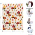 thumbnail image 4 of Red Mushroom Flower Light Pattern Blanket,Comfortable Soft Lamb Wool Throw Blanket,All Season,Warm Lightweight Blankets for Sofa Bed Couch Living Room Chair,30"x40", 4 of 4