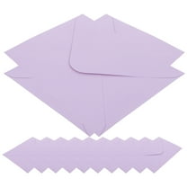 Niceauty 50Pcs Envelopes Blank Lavender Paper Mailing Envelopes for Showers