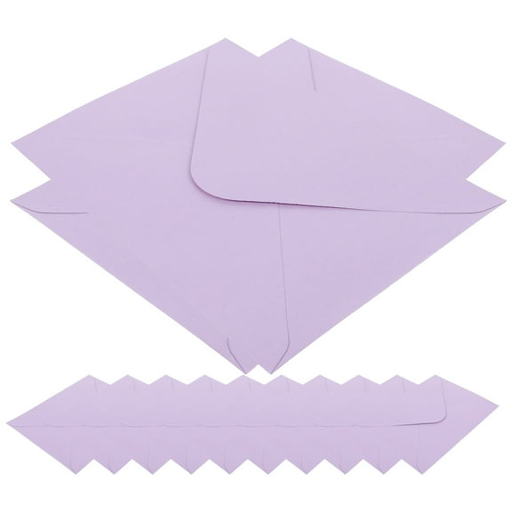 Niceauty 50Pcs Envelopes Blank Lavender Paper Mailing Envelopes for Showers