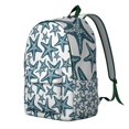 thumbnail image 5 of Starfish Beach Seashells Travel Backpack – Durable Oxford Material Pattern Backpack with Large Capacity, Anti-theft Features, Comfortable Carrying for Students, Travelers, and Outdoor Activities, 5 of 5