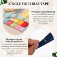 thumbnail image 3 of Uxcell Single Fold Bias Tape, Wide Cotton Bias Binding Tape Hemming for DIY Crafts Garment Sewing Seaming Piping Dark Blue, 3 of 7