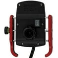 thumbnail image 2 of Grandpitstop - Jaw Grip Waterproof Bike/Motorcycle/Scooter Mobile Phone Holder Mount with Fast 15W Wireless Charger, Ideal for Maps and GPS Navigation - Red, 2 of 5