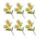 thumbnail image 5 of Flor artificial decoración de la boda Inteprter 2piezas Rosa Amarillo, 5 of 6