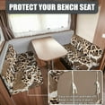 thumbnail image 5 of Pzuqiu Vintage Leopard Rv Couch Seat Covers Stretch Camper Cushion Slipcover Breathable Fabric Machine Washable Rv Accessories for Inside Suitable for Outing, 5 of 7